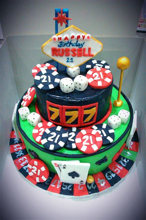 casino style birthday cakes